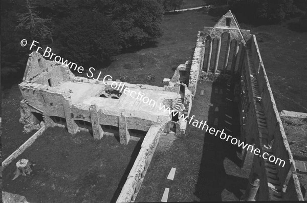 ARDFERT FRIARY SCENES VIEW FROM TOP OF TOWER